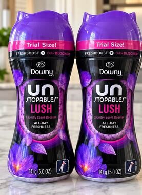 Downy Unstopables Lush In-Wash Scent Booster 5 oz 141g Laundry Beads